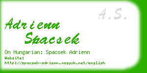 adrienn spacsek business card